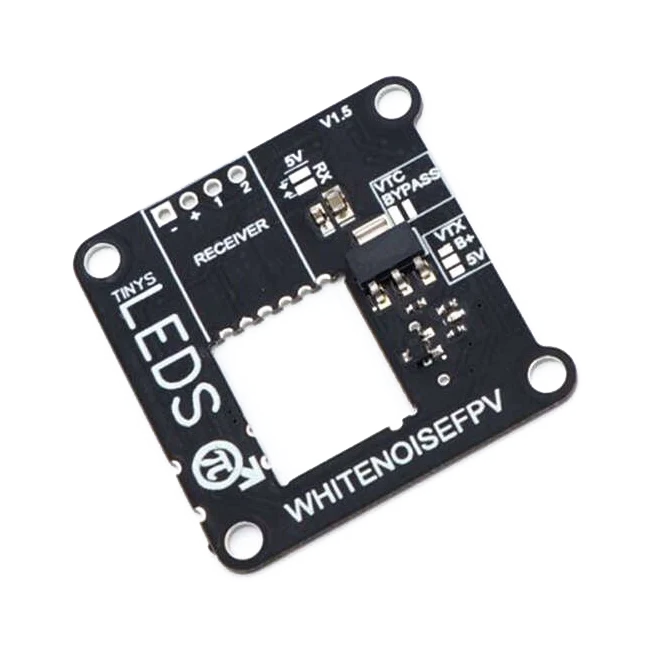 TinysLEDs WhitenoiseFPV TBS Unify Mounting Board w/ RealPit — dark-mode product image 1