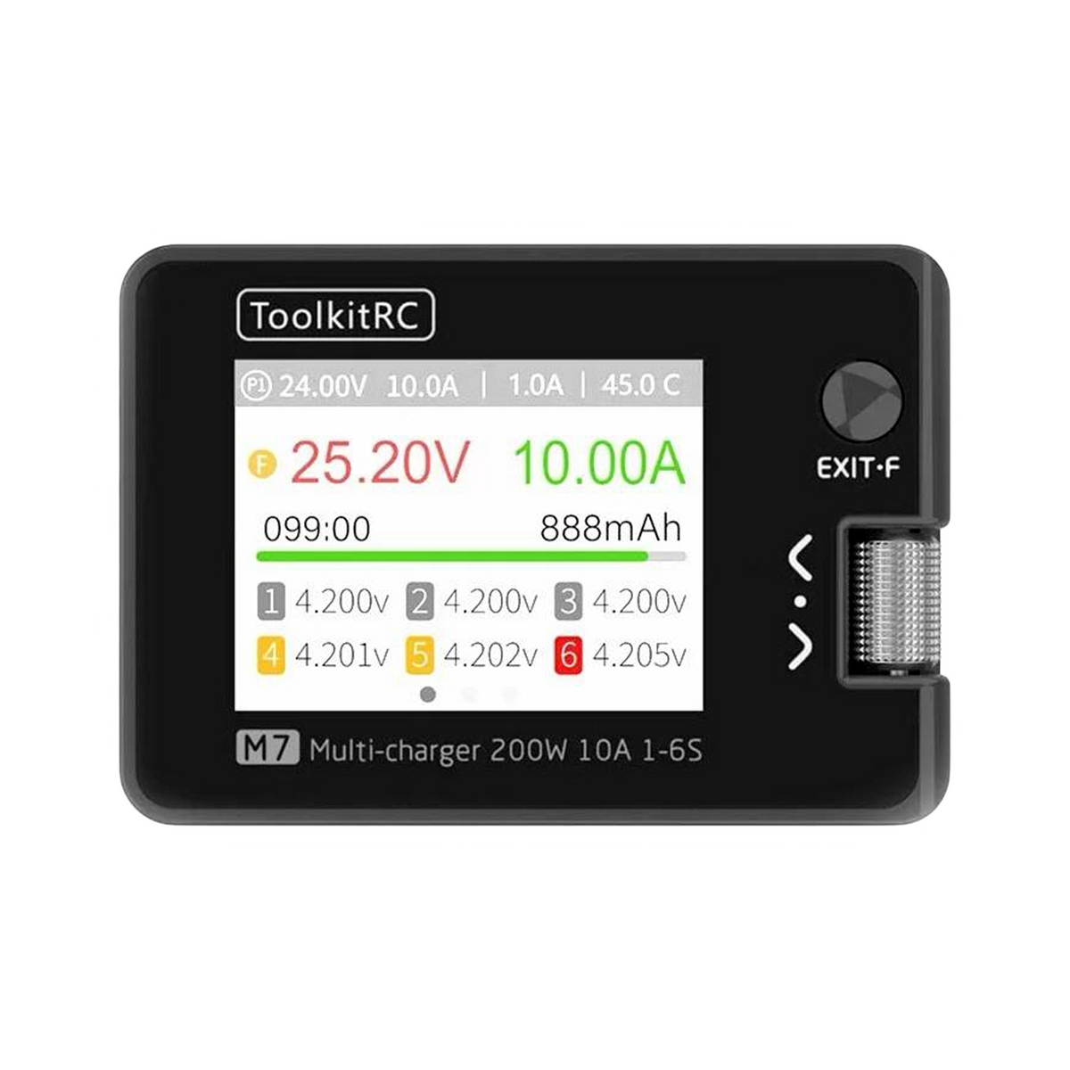 ToolKitRC M7 200W 10A 2-6S DC Multifunction Balance Charger (DC INPUT)