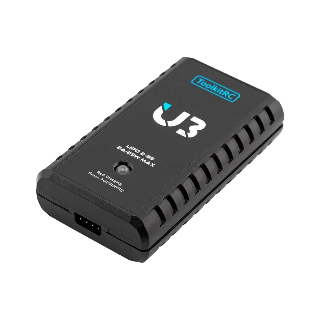 ToolkitRC U3 25W 2-3S USB-C Balance LiPo Charger