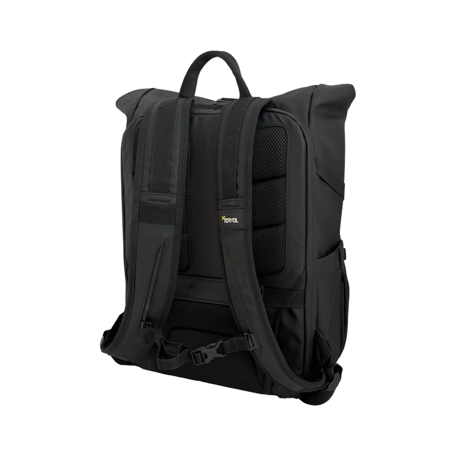 Torvol Neo Backpack rear — transparent dark-mode product image 2