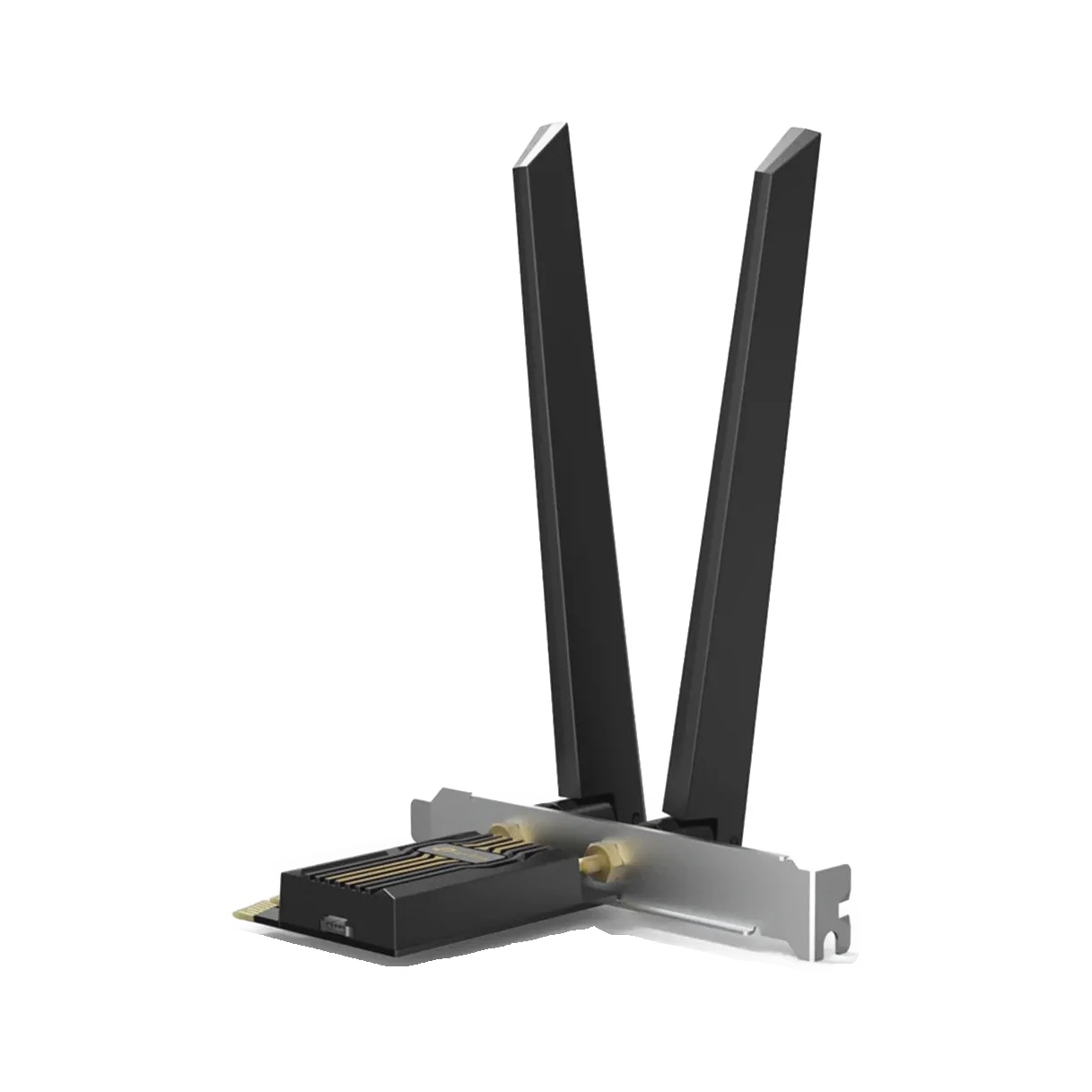 TP-Link Archer TBE552E BE9300 Wi-Fi 7 PCIe Adapter — transparent dark-mode product image 1, Version 4