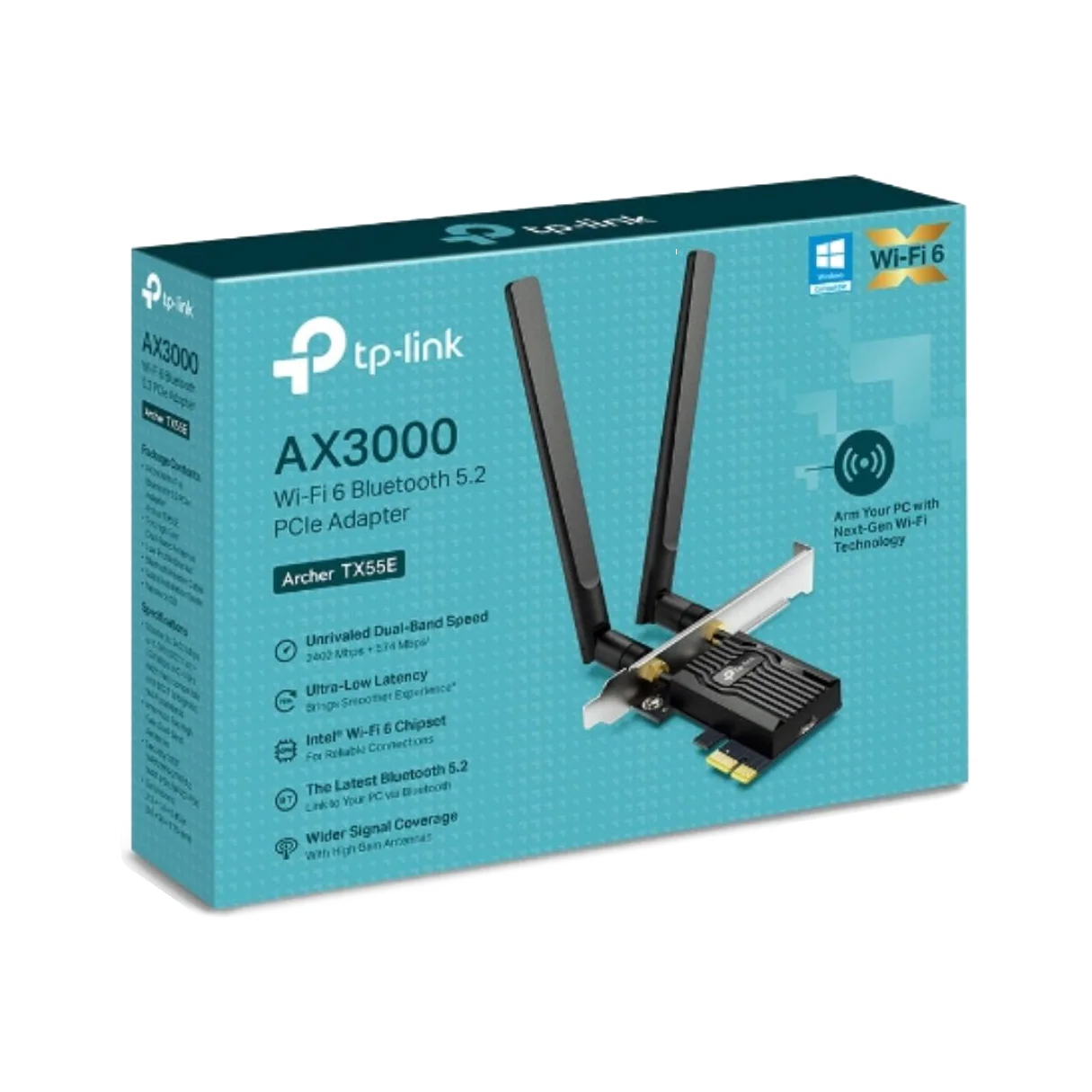 TP-Link Archer TX55E AX3000 adapter - dark mode image 1
