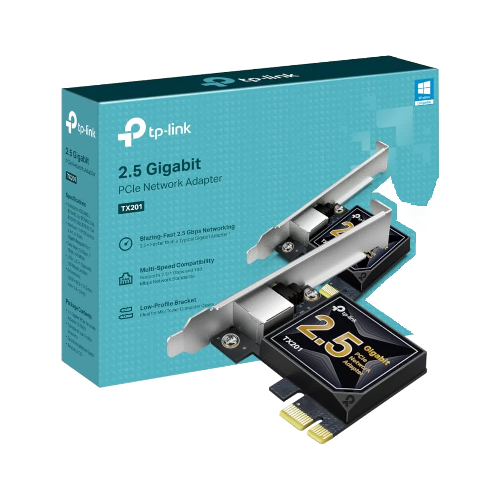 TP-Link TX201 2.5G Network Adapter – dark-mode image 1