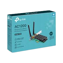 TP-Link Archer T4E AC1200 Wireless Dual Band PCIe Adapter, 867Mbps @ 5Ghz, 300Mbps @ 2.4Ghz [PC]