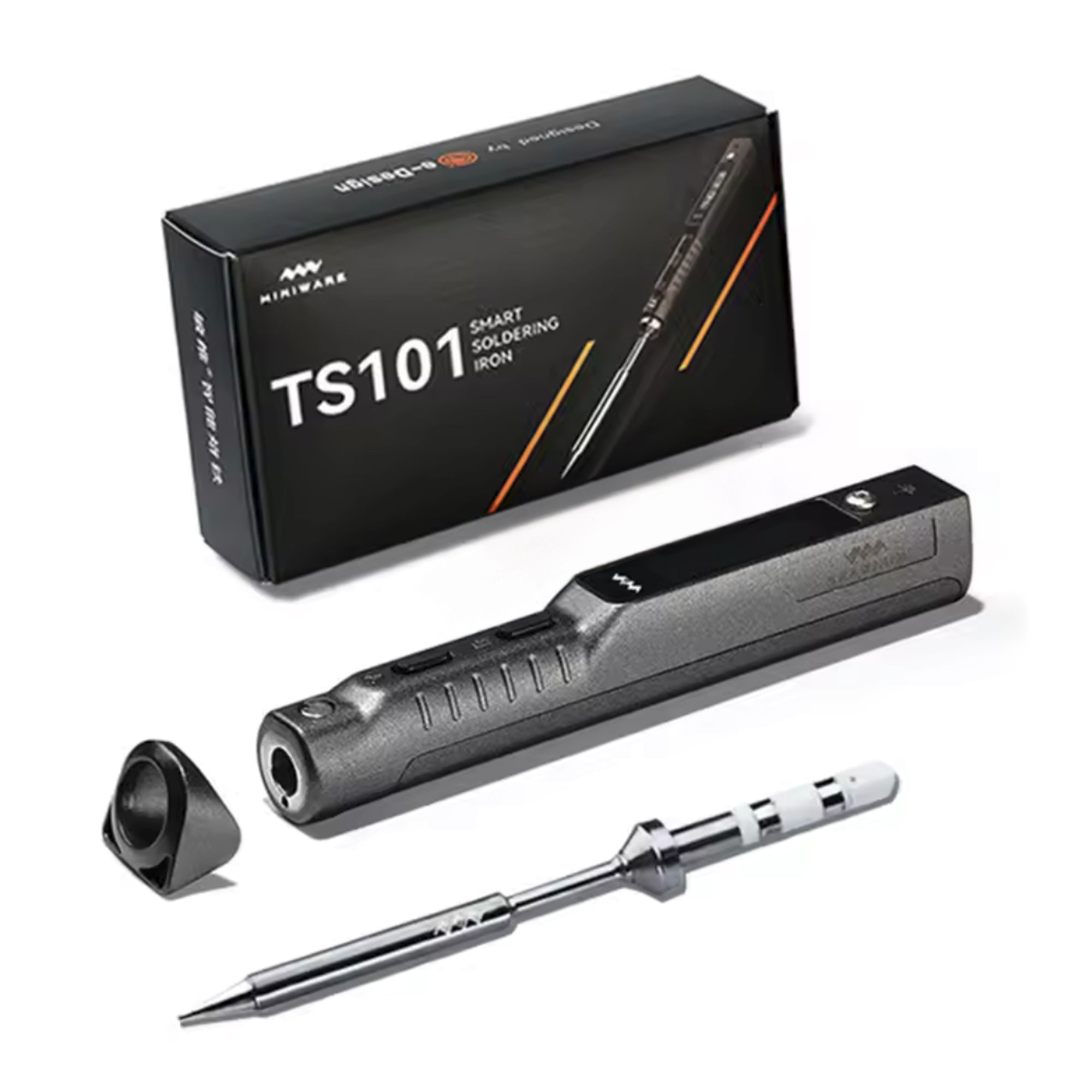 Miniware TS101 Smart Soldering Iron (Black)