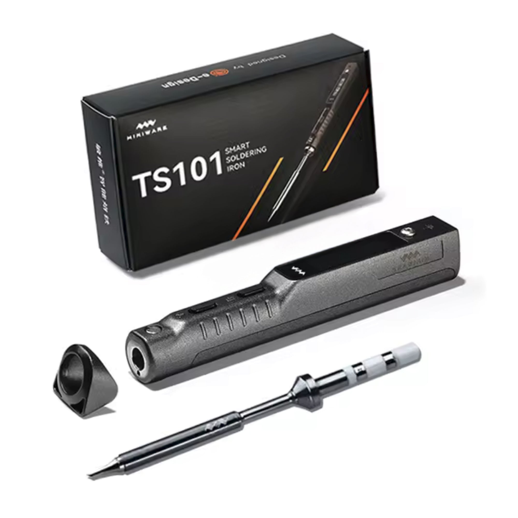 Miniware TS101 Smart Soldering Iron (Black)
