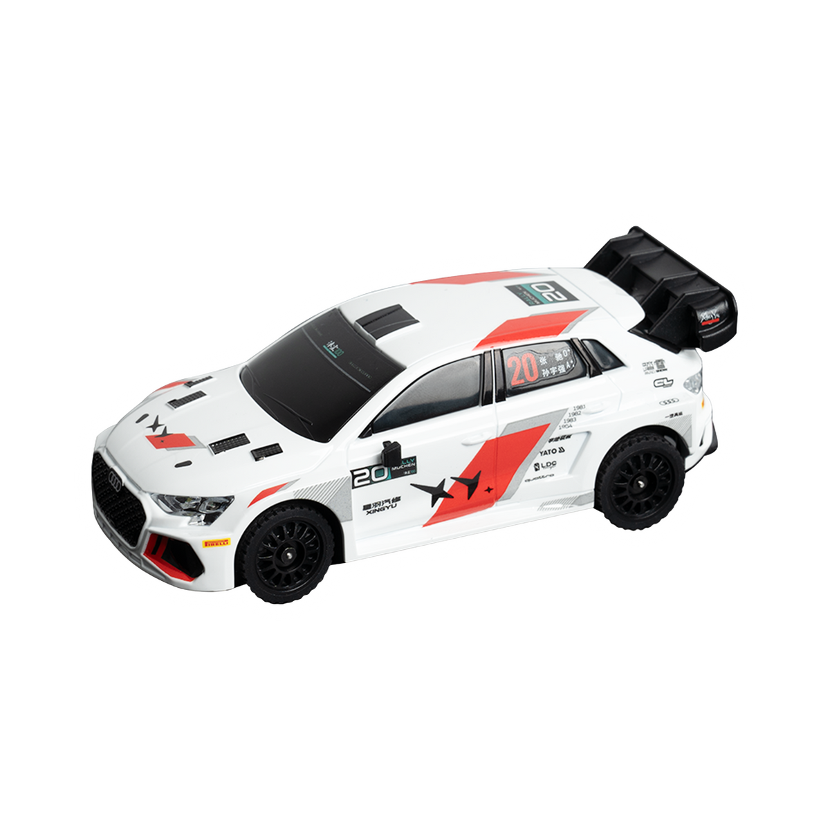 Turbo Racing C90 1:43 Scale Pegasus 3× Audi A3 Dual-IP Collaboration RC Rally Car RTR [DG]