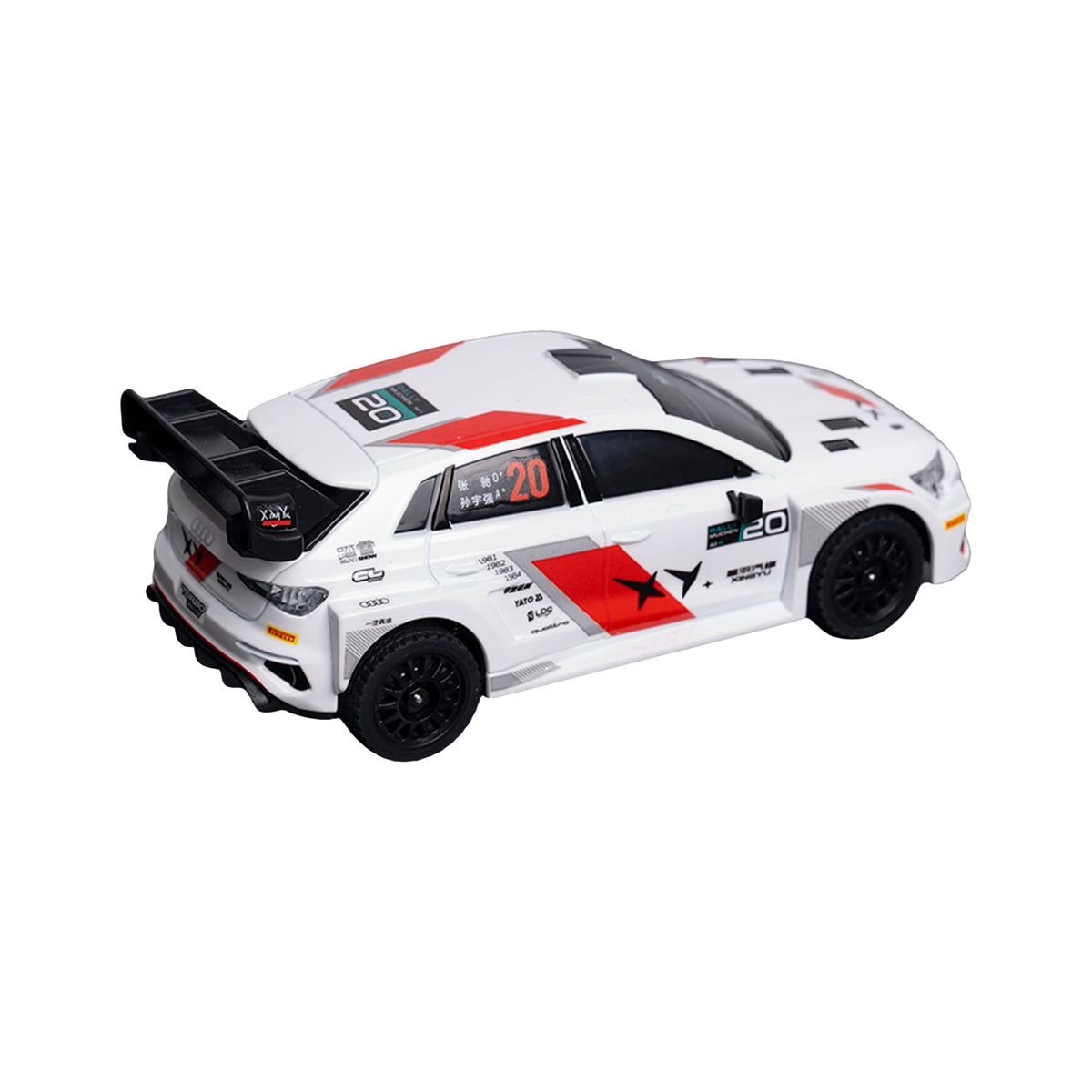 Turbo Racing C90 1:43 Scale Pegasus 3× Audi A3 Dual-IP Collaboration RC Rally Car RTR [DG]