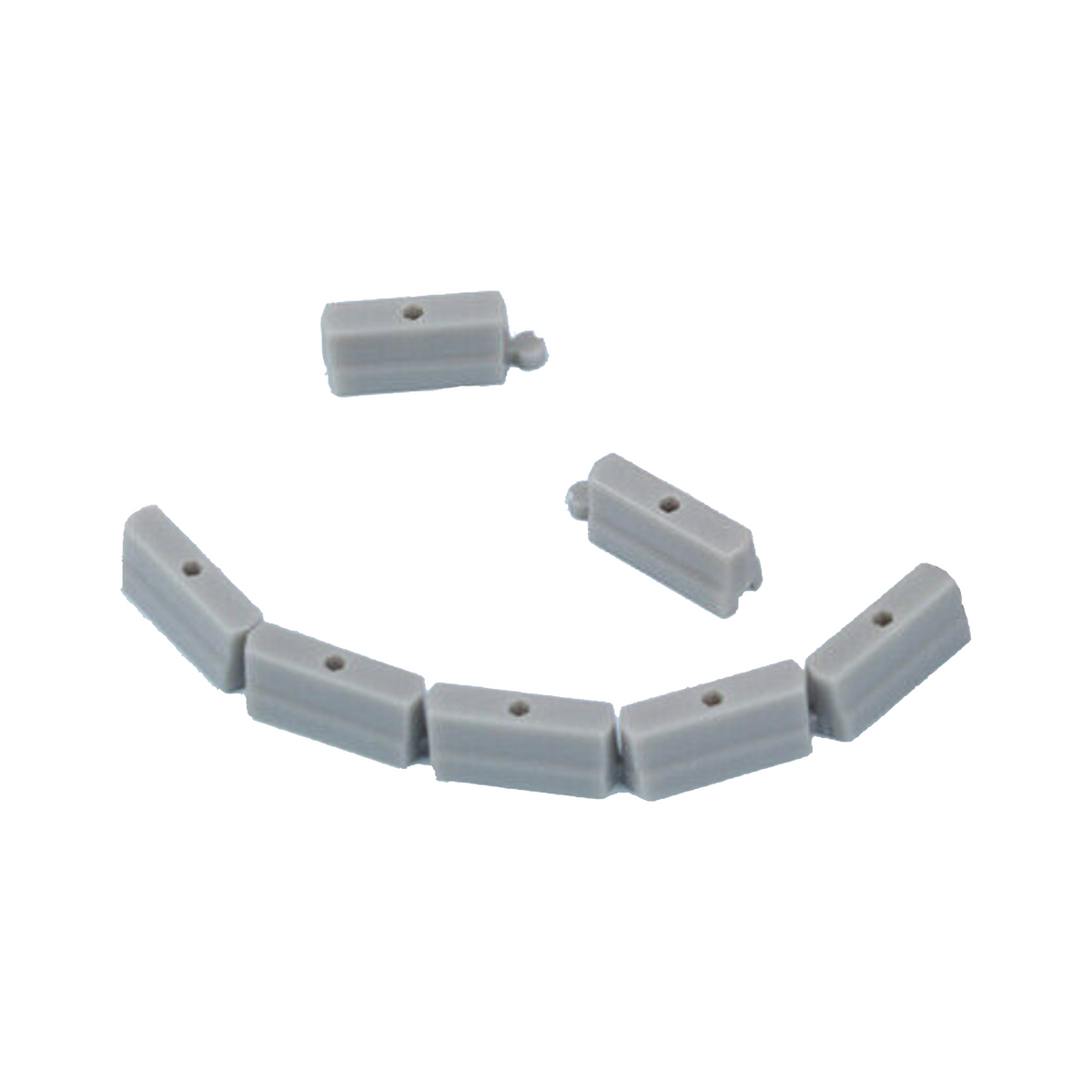 Turbo Racing Grey Cement Guardrail 50pc
