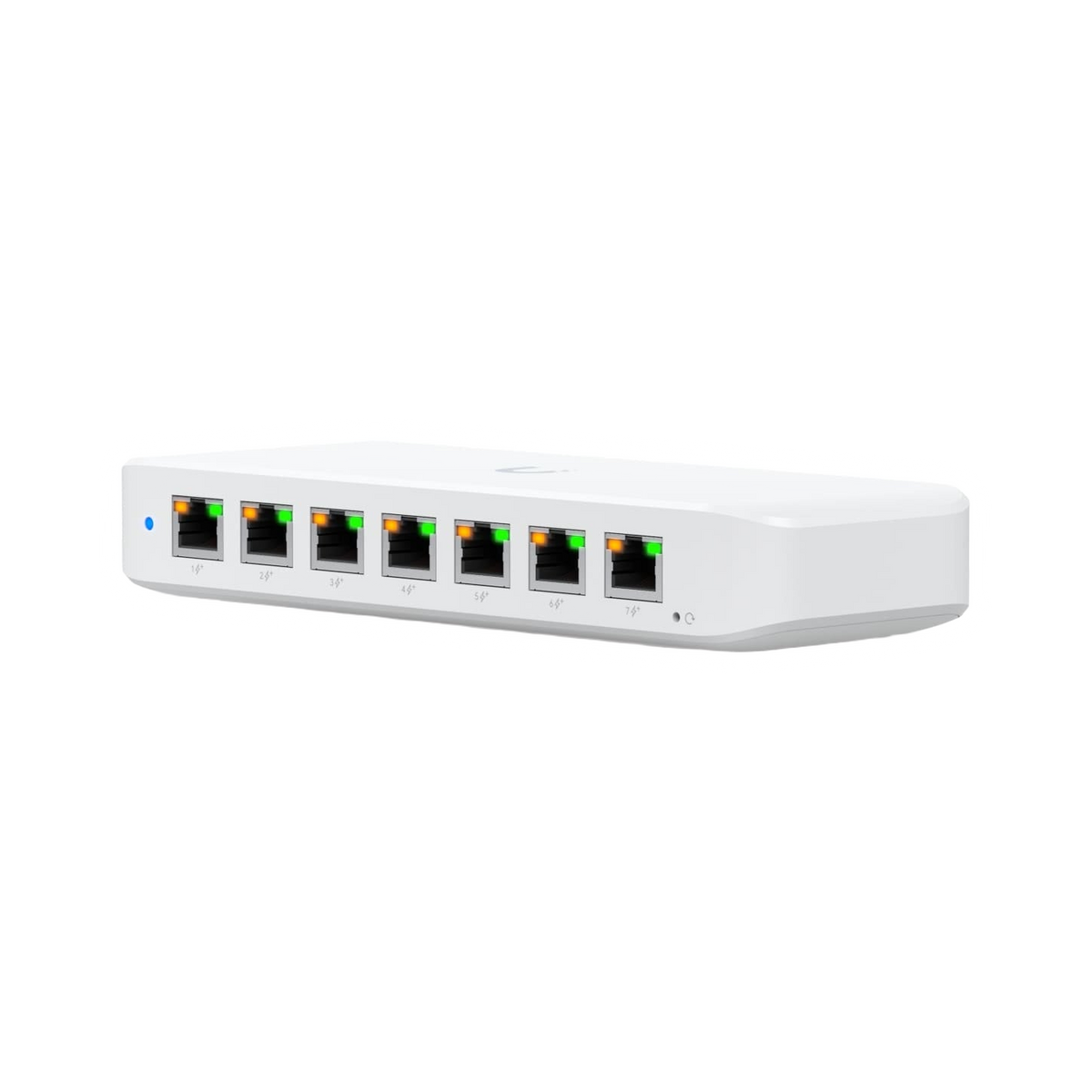 Ubiquiti Ultra 42W, Compact Layer 2, 8-port GbE PoE Switch, Versatile Mounting Options, 7 PoE/PoE+ No Power Supply, PoE++ Input,