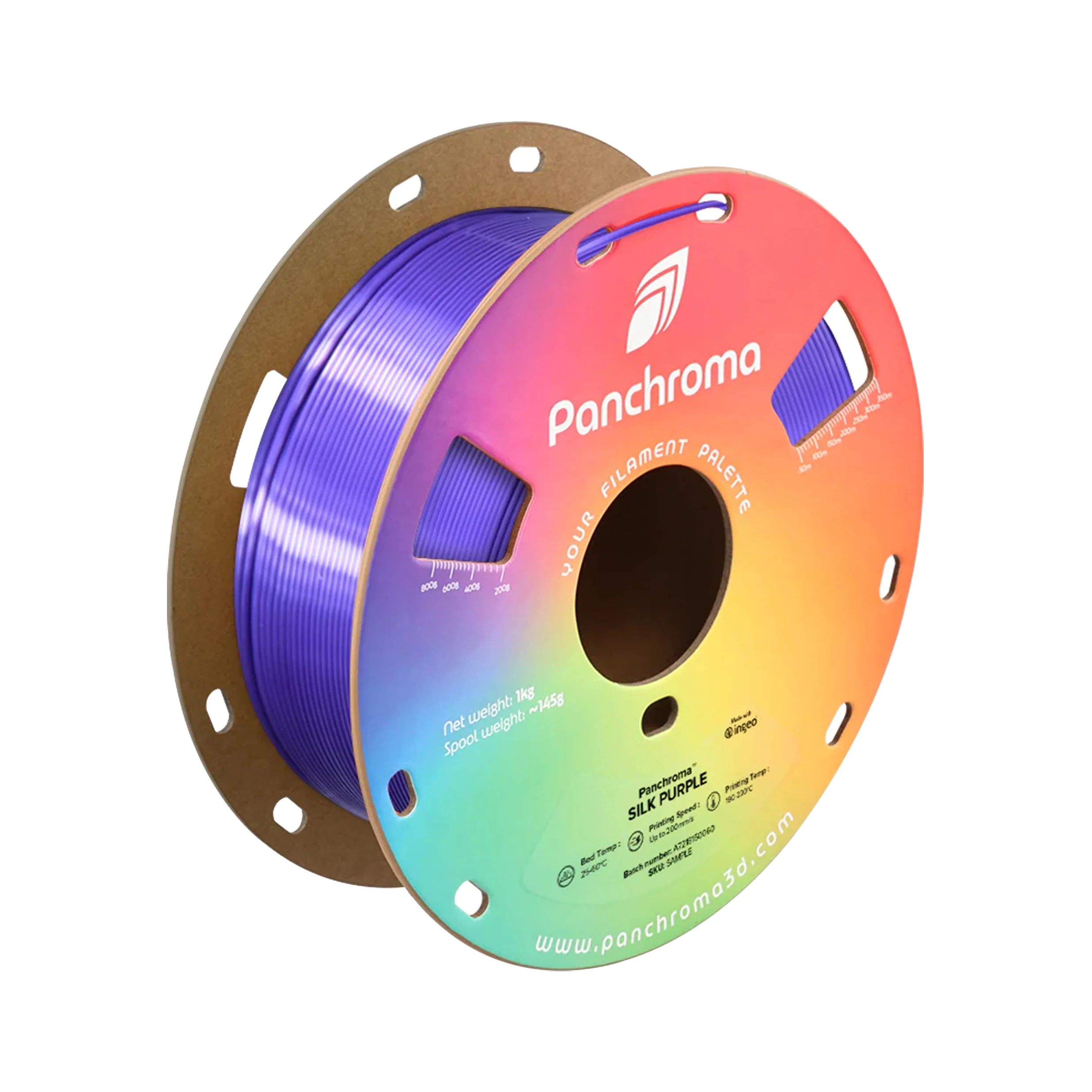 Polymaker Panchroma Silk PLA Silk Purple - dark mode image