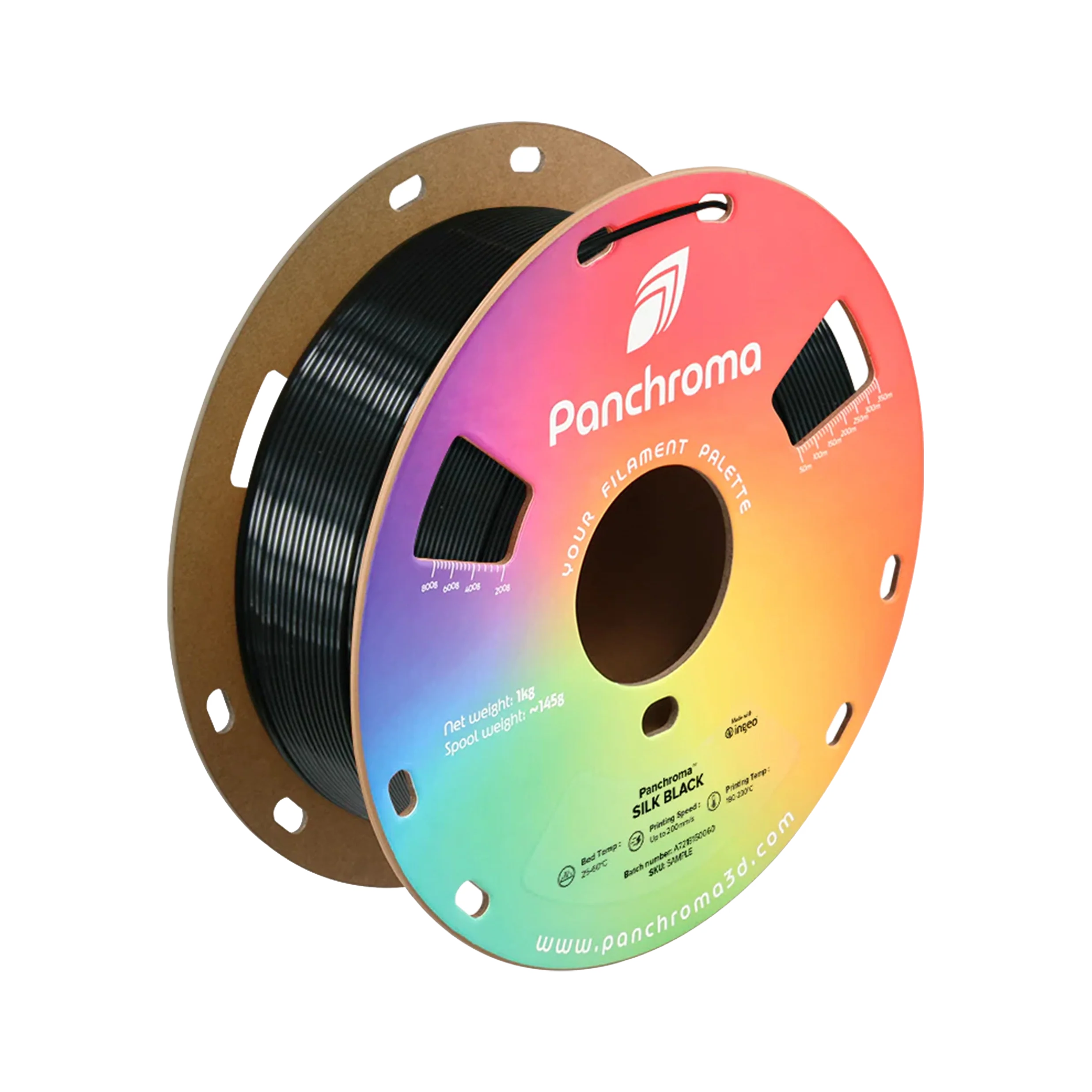 Polymaker Panchroma Silk PLA Silk Black - dark mode image