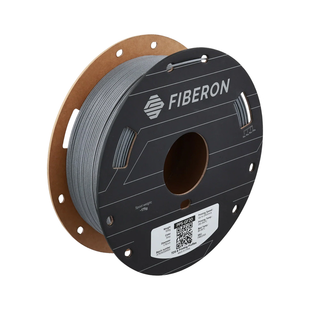 Polymaker Fiberon PPS-GF20 Grey - dark mode image
