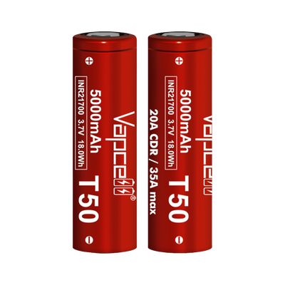 Vapcell INR21700 T50 5000mah 20A/35A [DG]