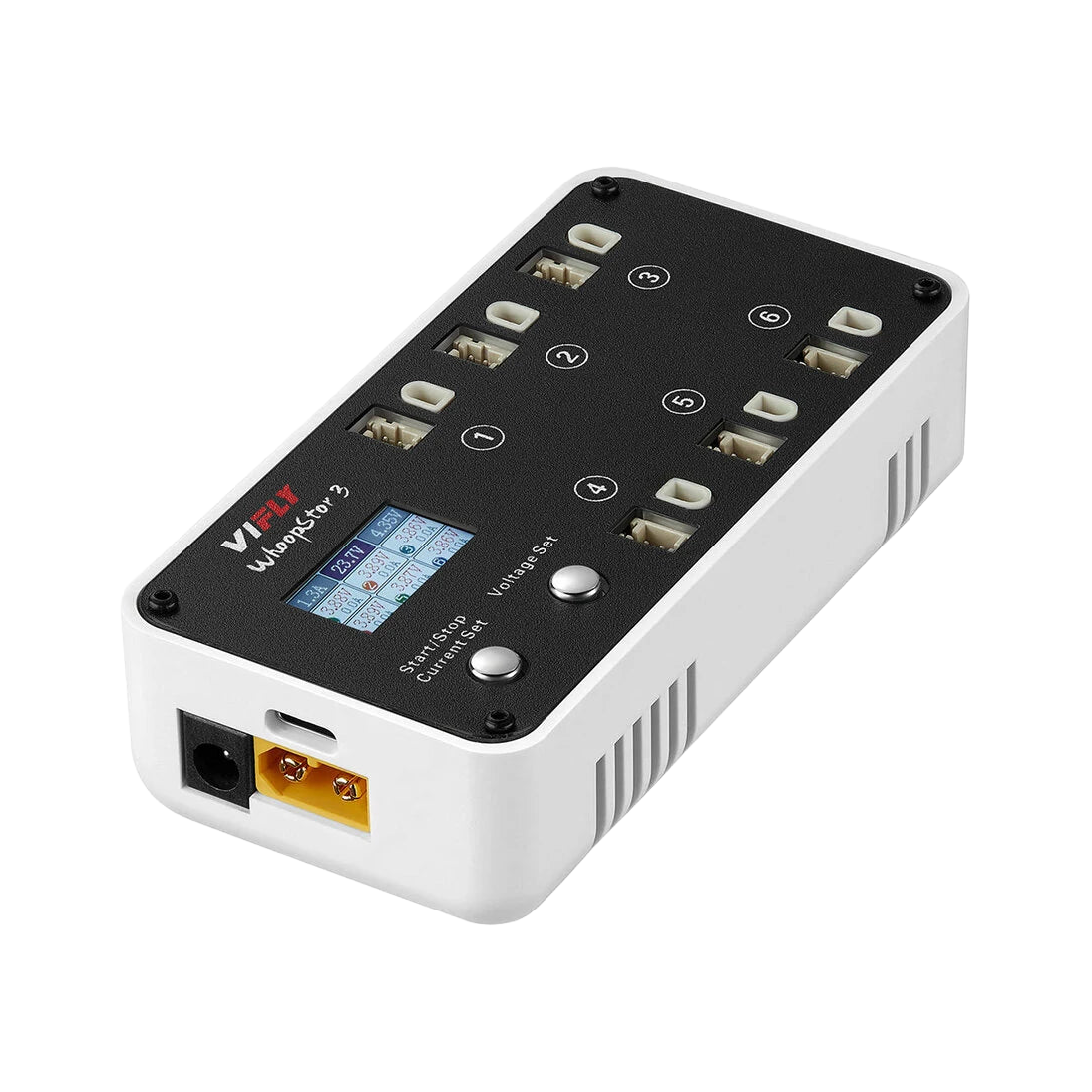 VIFLY WhoopStor V3 40W 1S Lipo Battery Charger/Discharger with BT2/A30/PH2 Connector Compatability