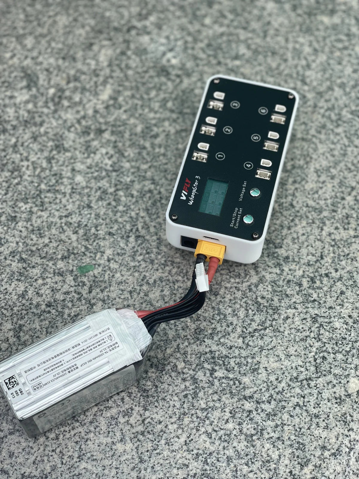 VIFLY WhoopStor V3 40W 1S Lipo Battery Charger/Discharger with BT2/A30/PH2 Connector Compatability