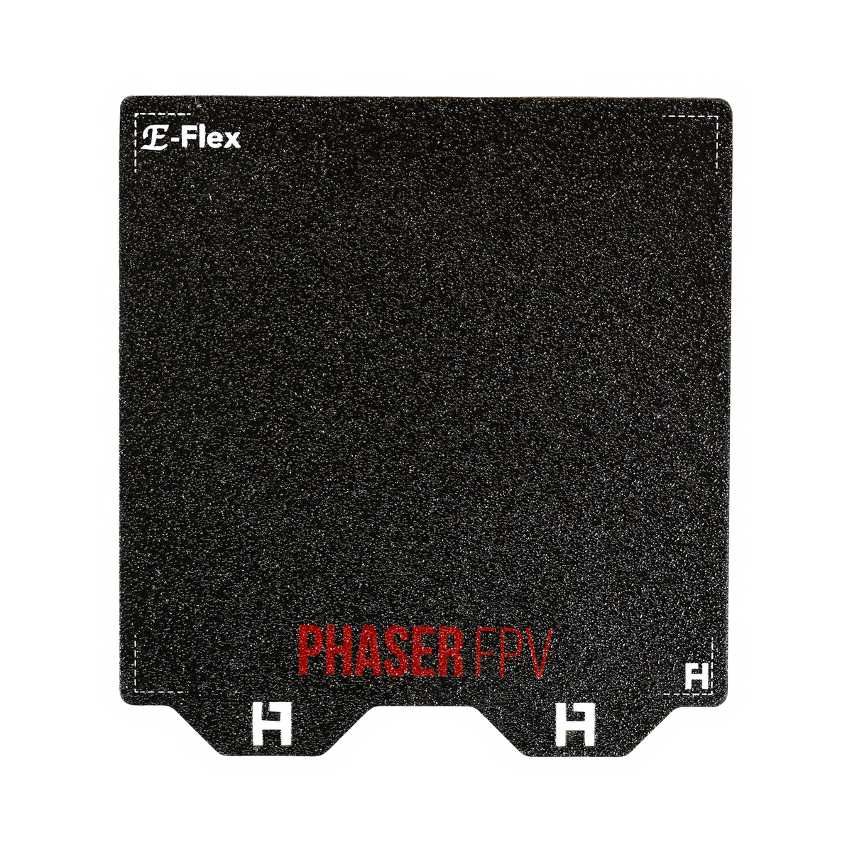 Energetic 120x120mm DOUBLE SIDED Textured Black PEI PRO Spring Steel Sheet (Suits Voron 0.1mm)
