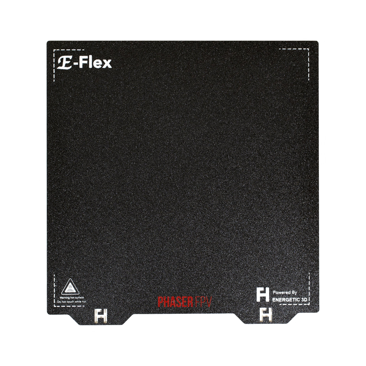 Energetic 254x254mm PEI Coated/Textured Spring Steel Sheet (Suits Voron 250mm)