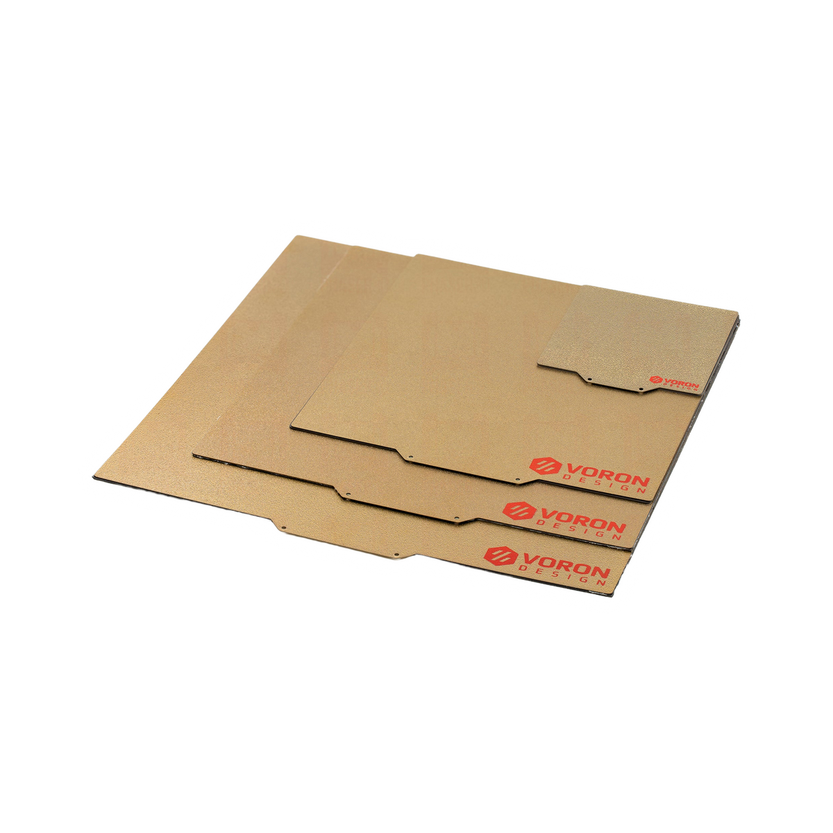 Energetic 355x355mm SINGLE SIDED Textured Gold Spring Steel Sheet (Suits Voron 350mm)