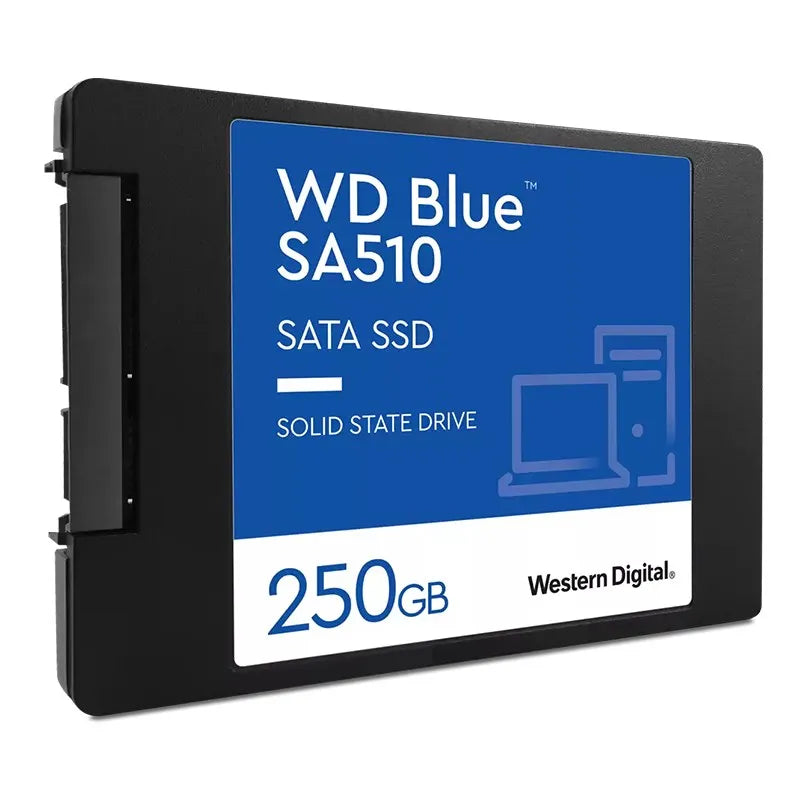 Western Digital WD Blue 250GB 2.5" SATA SSD 560R/525W MB/s 95K/81K IOPS 100TBW 1.75M hrs MTBF 3D NAND 7mm 5yrs Wty [PC]