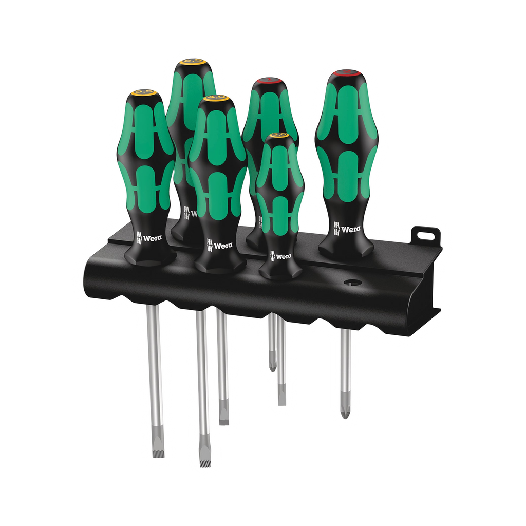 Wera 334/6 Rack Screwdriver Set (6 Pieces) 05105650001