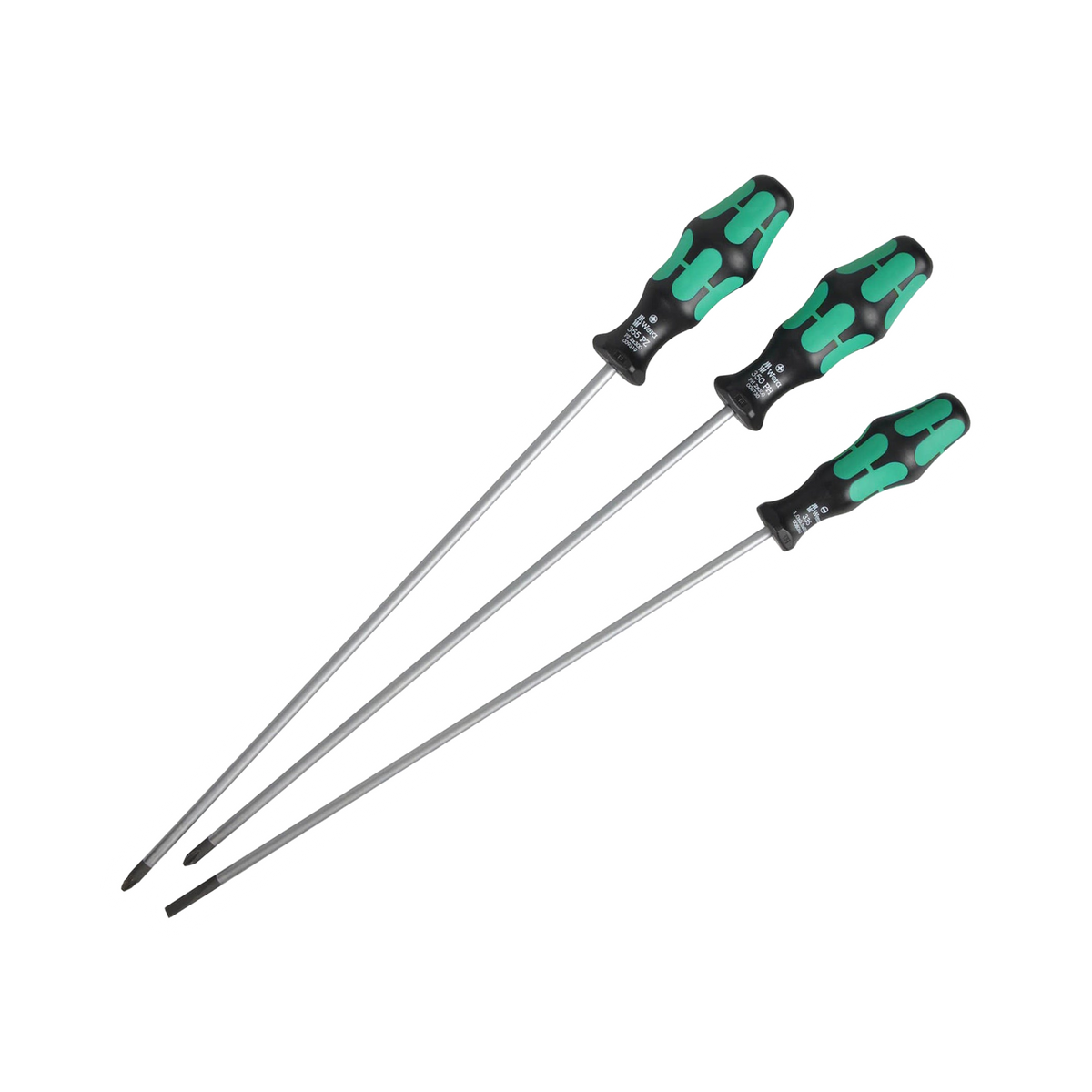 Wera 335/350/355 PH/PZ/Flat Combo Screwdriver Set (Extra Long 3 Pieces) 05347735002