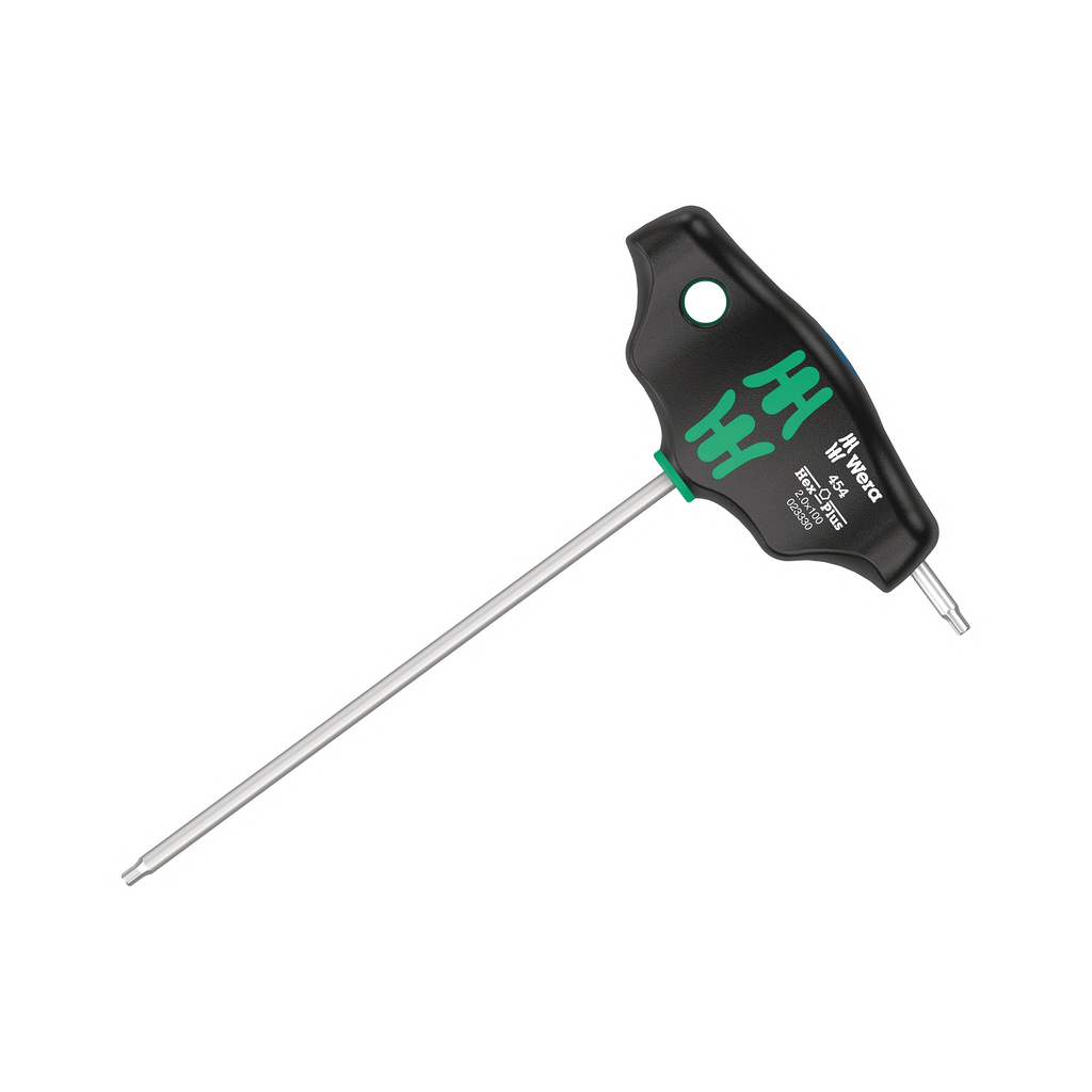 Wera 454 2mm x 100mm T Handle Hex Screw Driver 05023330001