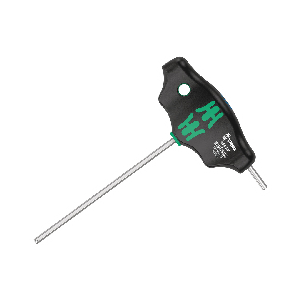 Wera 454 HF 3mm x 100mm T Handle Hex Screw Driver 05023334001