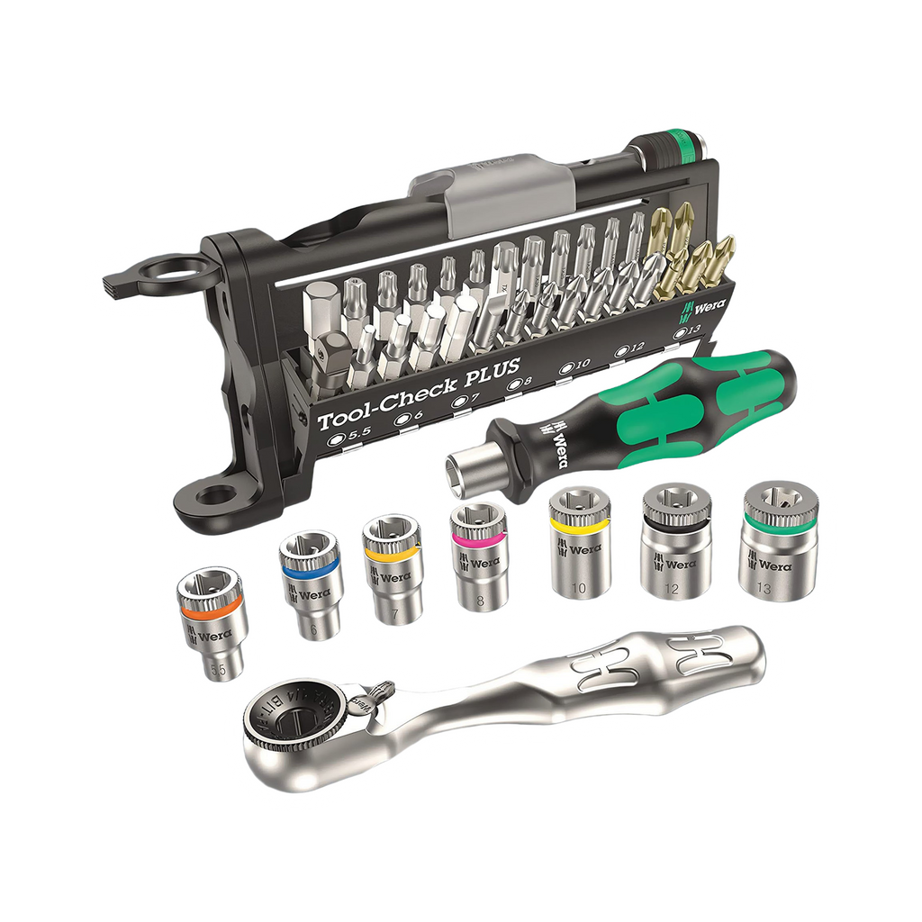 Wera Tool Check Metric Plus Bit Ratchet with Sockets 39 Piece Set 05056490001