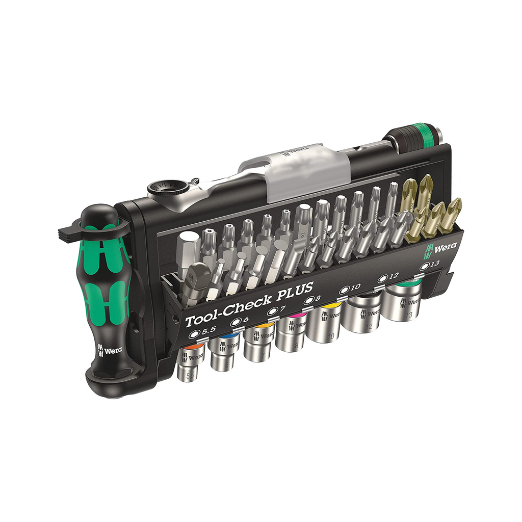 Wera Tool Check Metric Plus Bit Ratchet with Sockets 39 Piece Set 05056490001