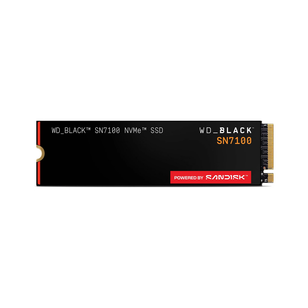 Western Digital WD BLACK SN7100 500GB SSD – dark mode product image