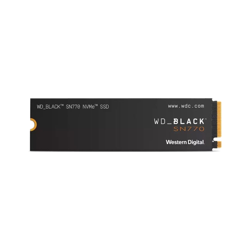Western Digital WD Black SN770 1TB Gen4 NVMe SSD - 5150MB/s 4900MB/s R/W 600TBW 740K/800K IOPS 1.75M Hrs MTBF M.2 PCIe4.0 5yrs ~WDS100T1B0E WDS100T3X0E-00B3N0 [PC]