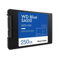 Western Digital WD Blue 250GB SATA SSD — transparent dark-mode product image