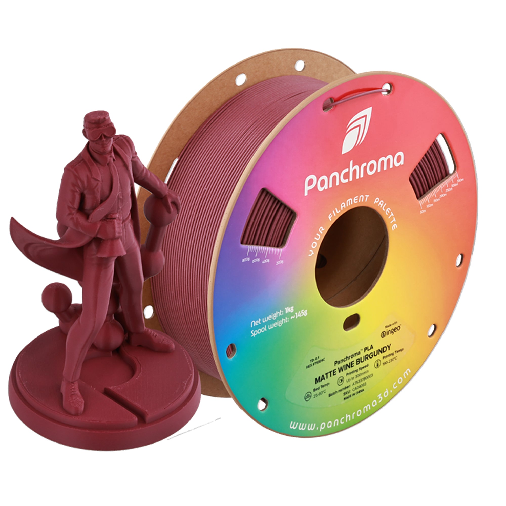 Panchroma Matte PLA Filament 1.75mm 1kg ( Formerly Polymaker PolyTerra PLA)