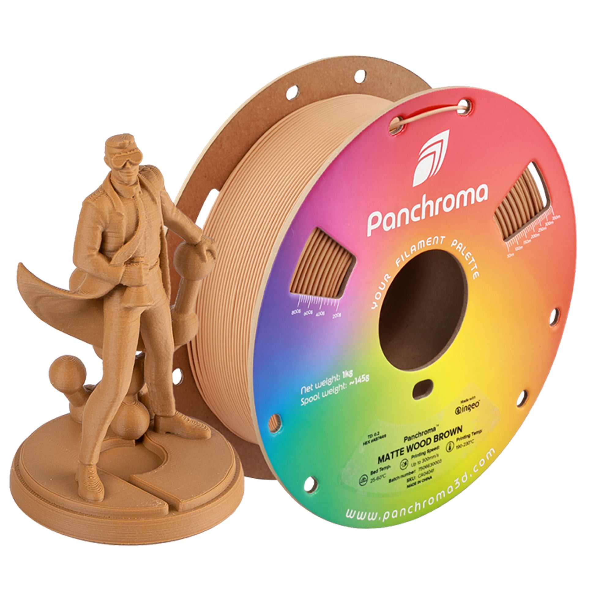 Panchroma Matte PLA Filament 1.75mm 1kg ( Formerly Polymaker PolyTerra PLA)