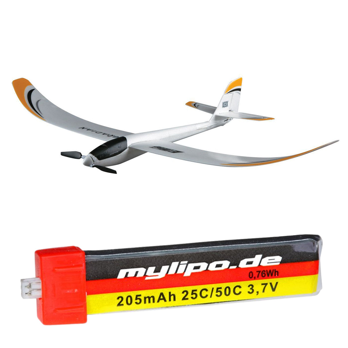 upgrade battery 205mah UMX Radian (EFLU2980) by MMW [DG]