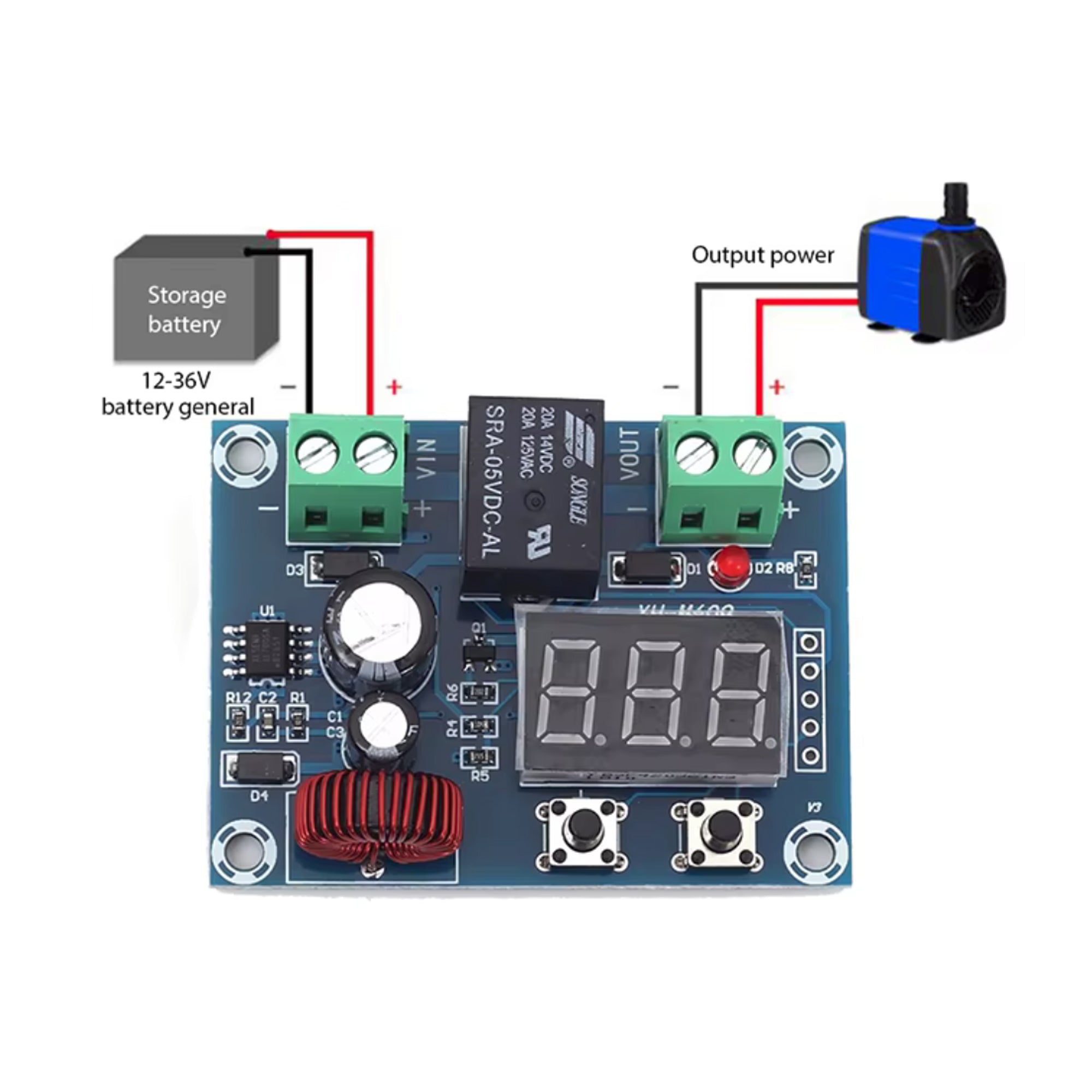 XH-M609 Protection Module for Batteries