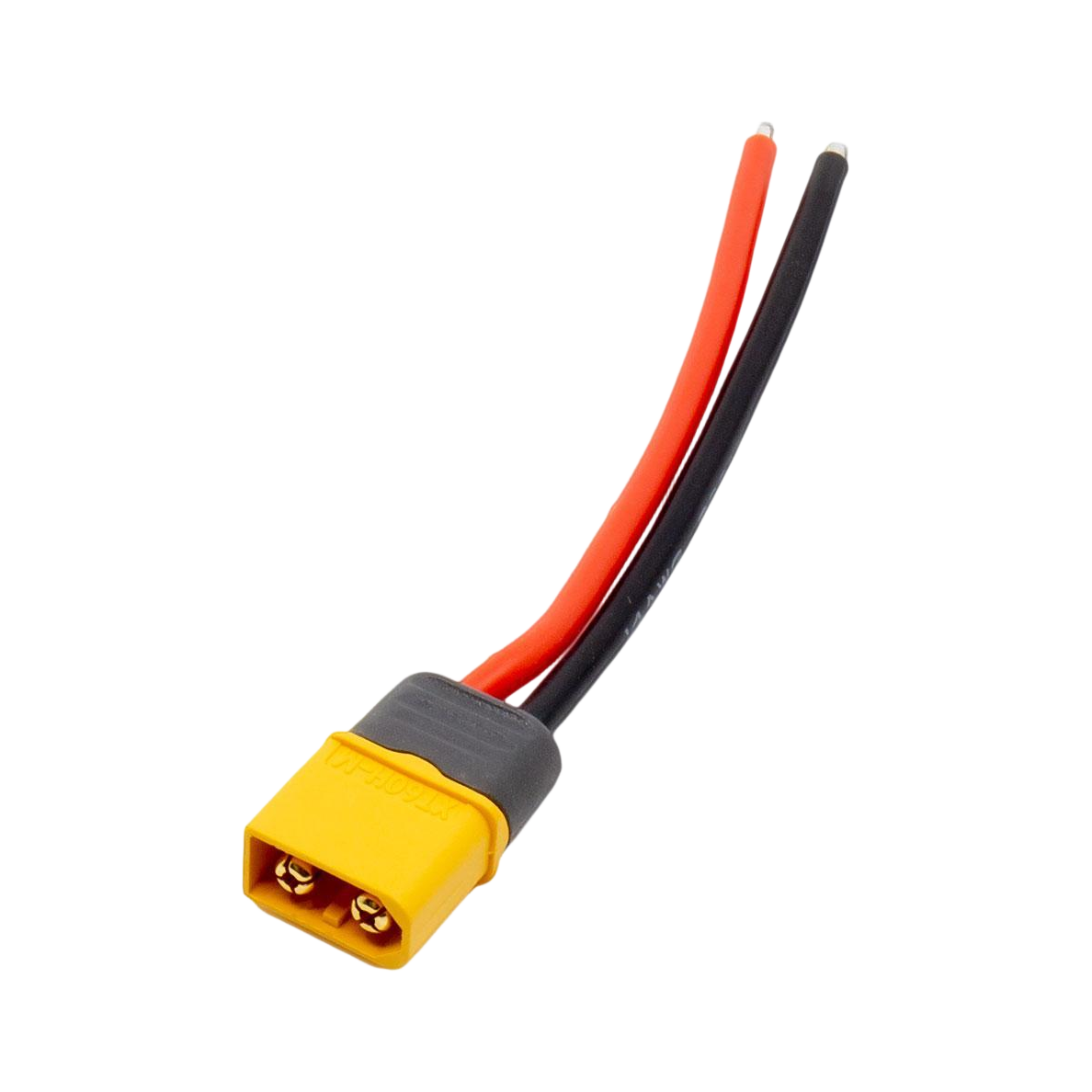 XT60 Male With Sheath Connector Pigtail 14AWG Silicon Wire
