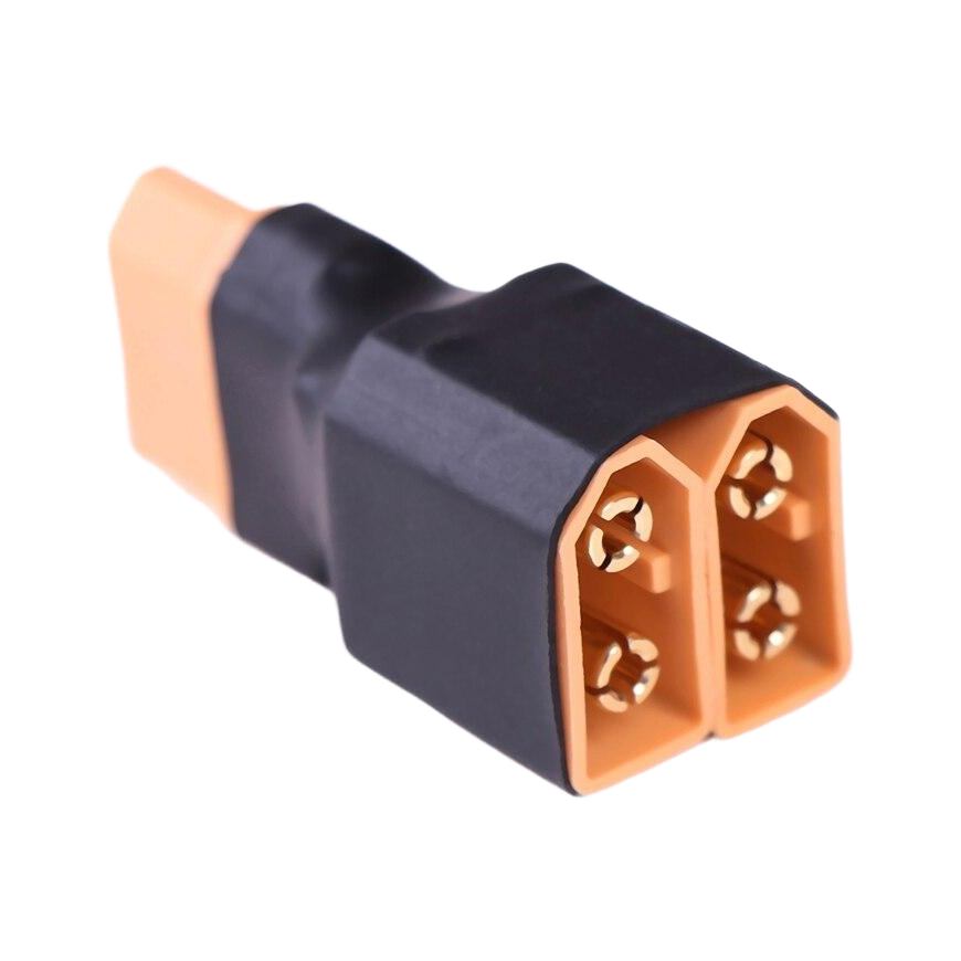 XT60 Female to 2x XT60 Male Parallel Adapter Converter Connector for Long Range FPV