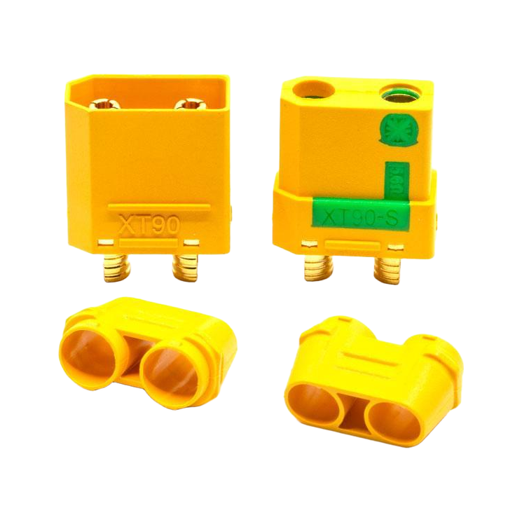 Amass XT90-S Anti-Spark Connectors With Sheath (1 Pair)