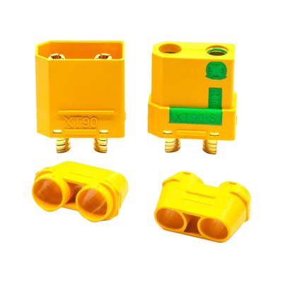 Amass XT90-S Anti-Spark Connectors With Sheath (1 Pair)