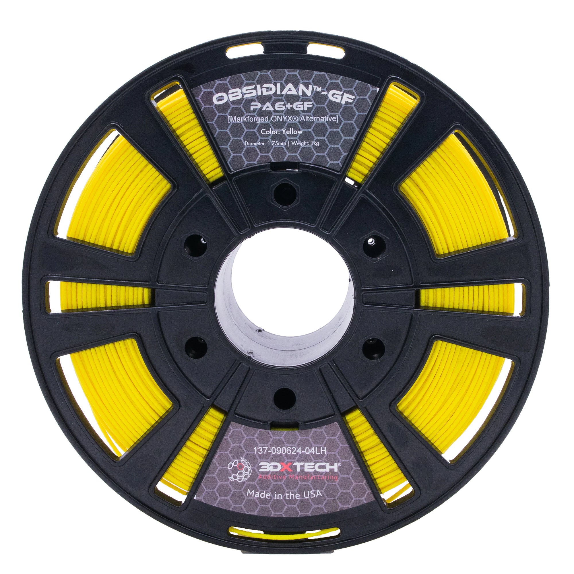 3DXTech Obsidian GF + PA6 1.75mm Filament 1kg
