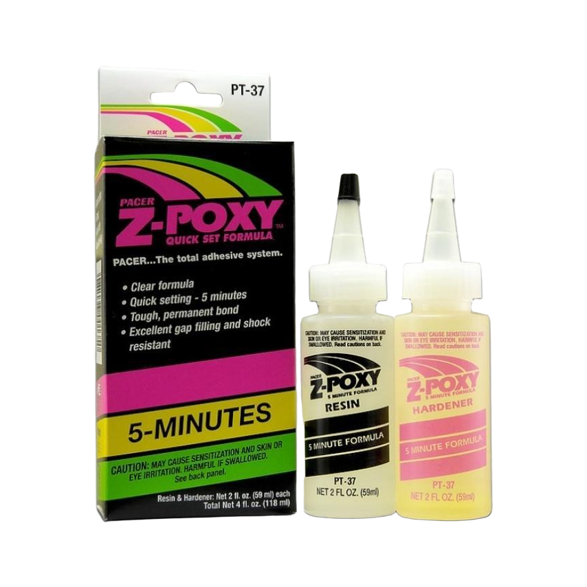 ZAP PT37 EPOXY ADHESIVE Z-POXY 5 Minute 4OZ