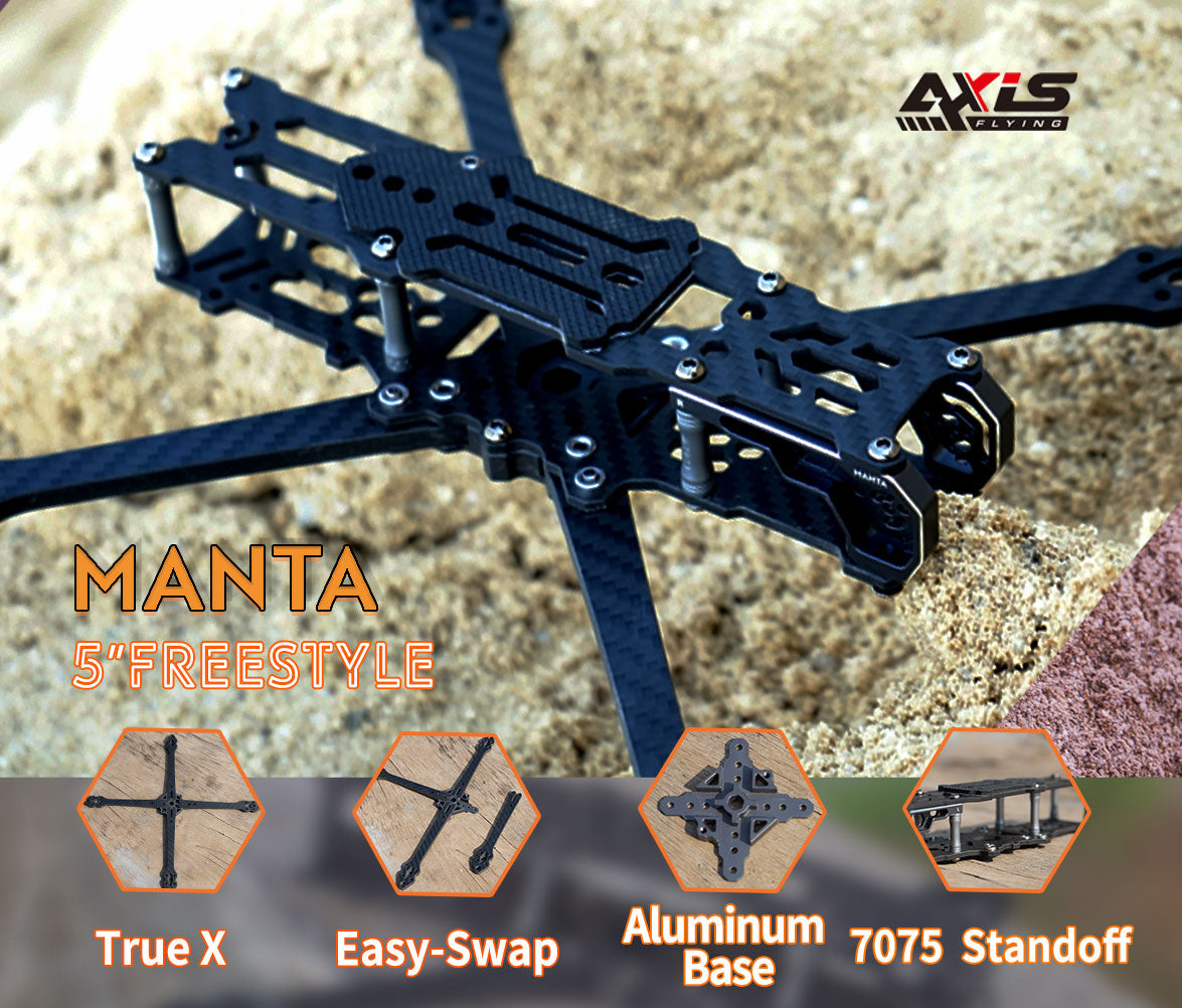 Axisflying Manta 5" True X Frame Kit