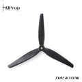 HQProp 7X4.5X3 MacroQuad Prop Black Glass Fiber Nylon Propellers