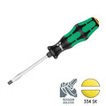 Wera 334 SK 0.8 x 4 x 90mm Slotted Flat Head Screwdriver (Hex Bolster Edition) 05007671001