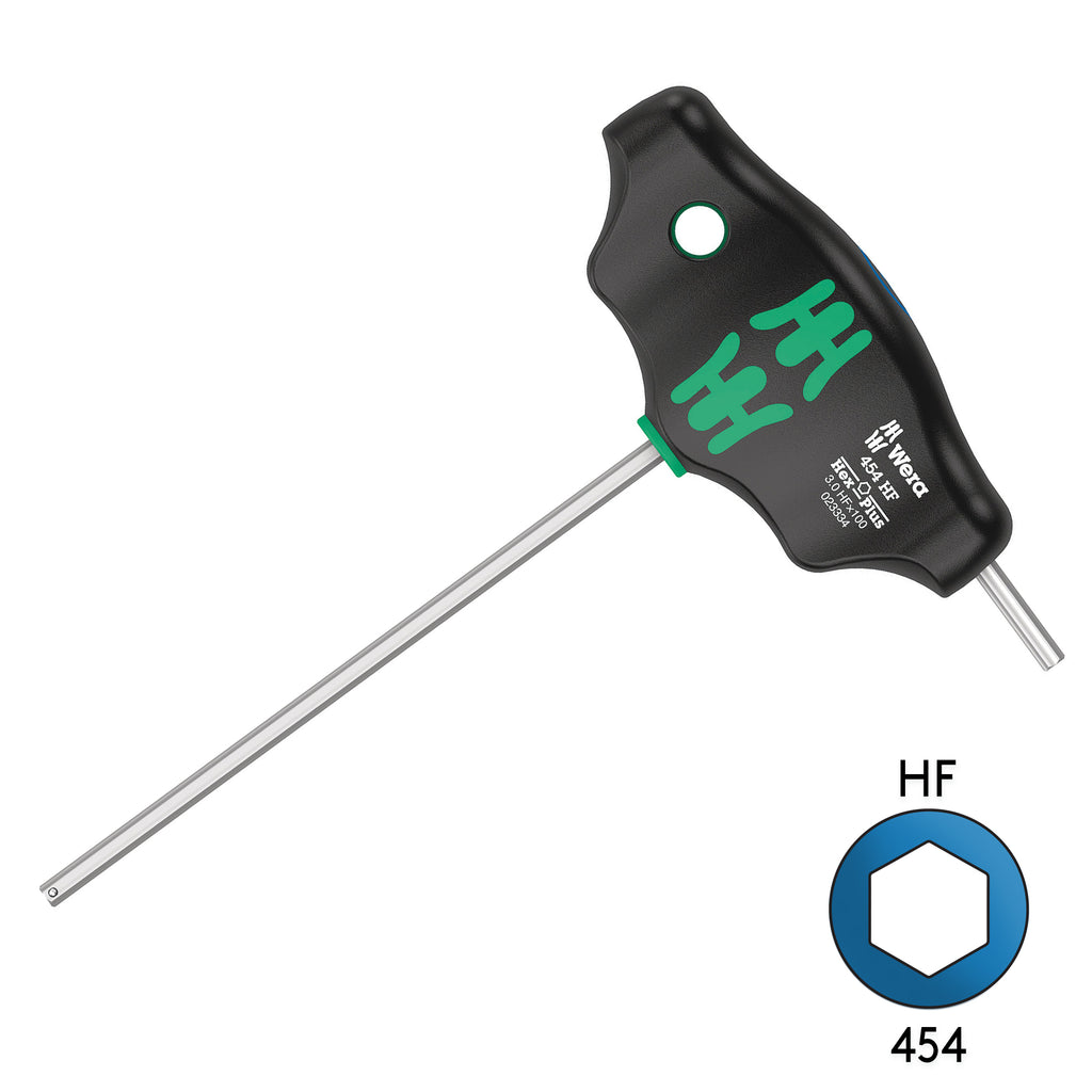 Wera 454 HF 3mm x 100mm T Handle Hex Screw Driver 05023334001