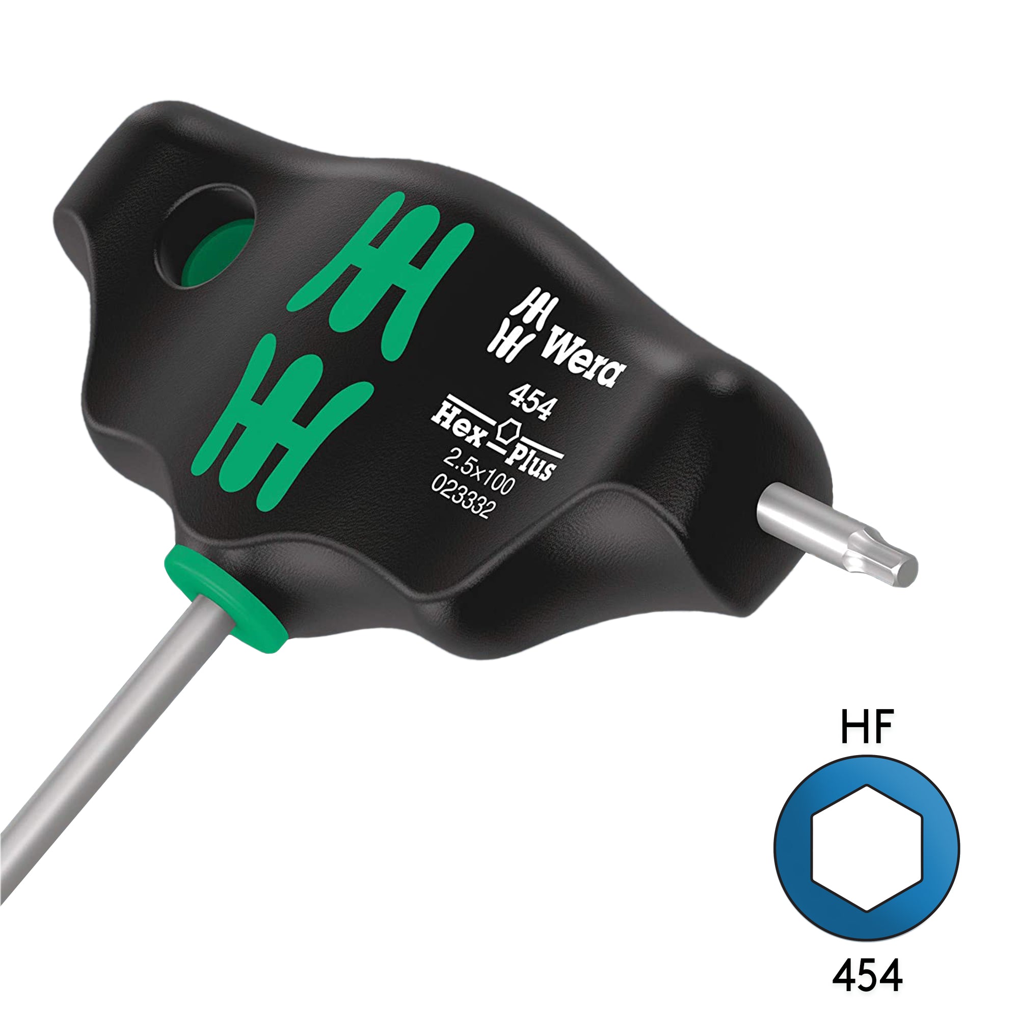 Wera 454 HF 4mm x 200mm T Handle Hex Screw Driver 05023339001