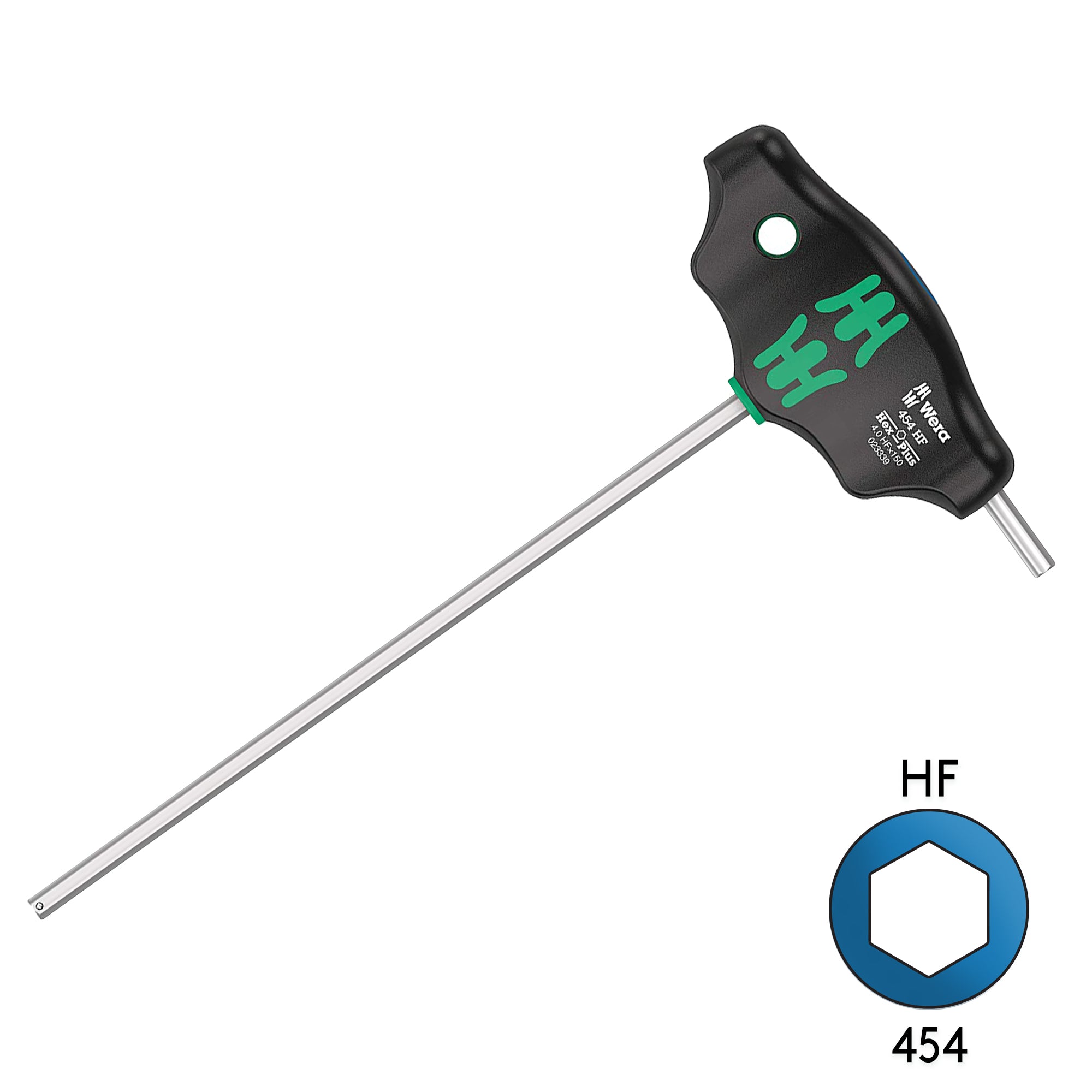 Wera 454 HF 4mm x 200mm T Handle Hex Screw Driver 05023339001