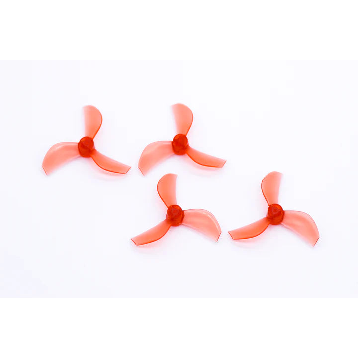 NewBeeDrone Azi (Tri Blade) Micro Propellers 31mm - 1.0mm Shaft (Set of 8) 4XCW 4XCCW